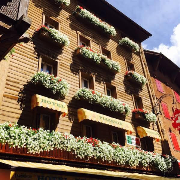 Hotel De La Croix-Federale Leukerbad Exterior foto